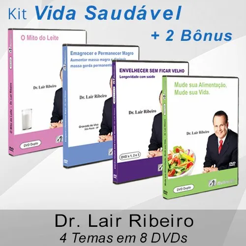 Kit Vida Saudável Lair Ribeiro: Baixe Agora 25GB!